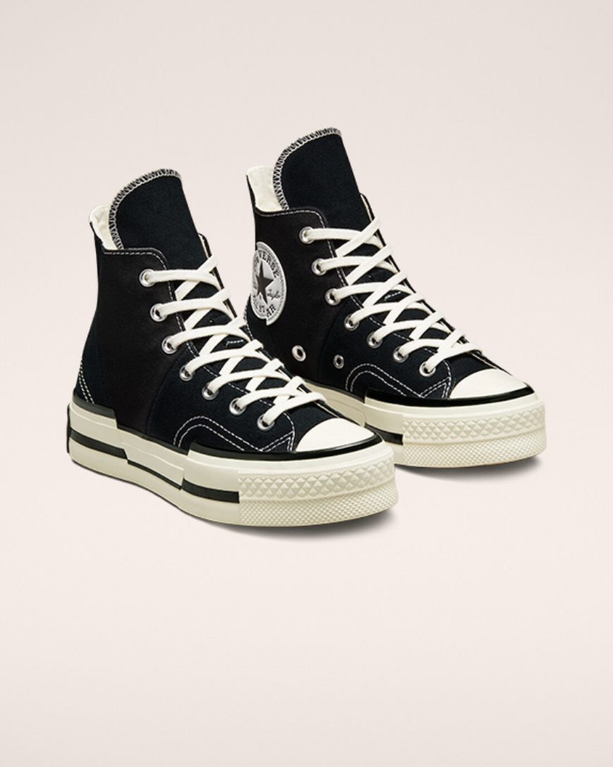 Men's Converse Chuck 70 Plus High Top Shoes Black | AU 569C0X